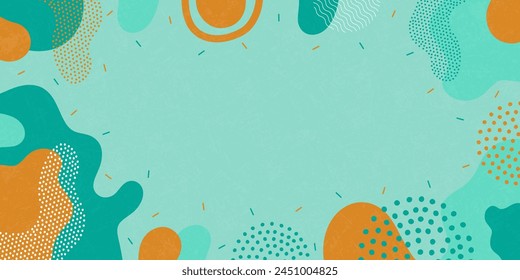 Background with abstract shapes. Modern minimalism trendy pattern background. Vector background.