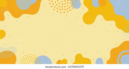 Background with abstract shapes. Modern minimalism trendy pattern background. Vector background.