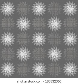 Background with abstract shapes on dark grey