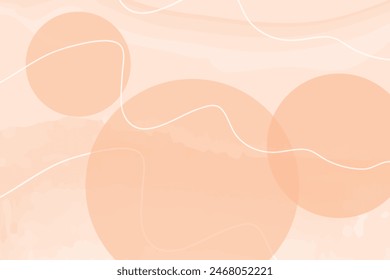 fondo con Formas abstractas en tonos melocotón