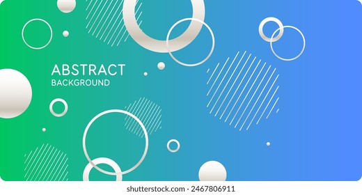 Background with abstract shapes. A template for design and creativity. The composition of the figures. The illustration is in a modern style, simple and concise design.