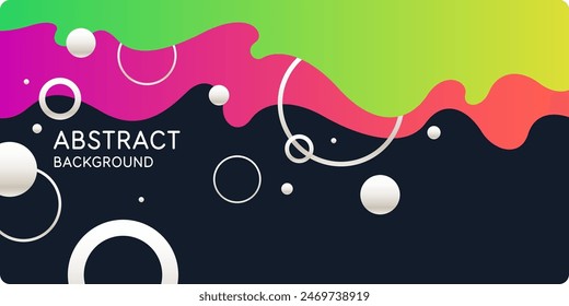 Background with abstract shapes. A template for design and creativity. The composition of the figures. The illustration is in a modern style, simple and concise design.