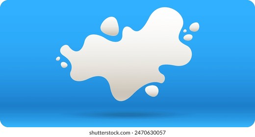 Background with abstract shapes. A template for design and creativity. The composition of the figures. The illustration is in a modern style, simple and concise design.