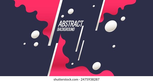 Background with abstract shapes. A template for design and creativity. The composition of the figures. The illustration is in a modern style, simple and concise design.