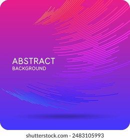 Background with abstract shapes. A template for design and creativity. The composition of the figures. The illustration is in a modern style, simple and concise design.