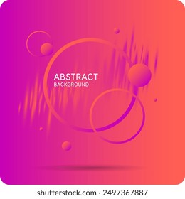 Background with abstract shapes. A template for design and creativity. The composition of the figures. The illustration is in a modern style, simple and concise design.