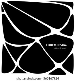 Background of abstract shapes. Vector