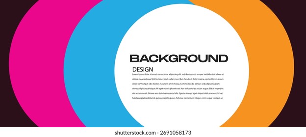 Plantilla colorida Abstractas del diseño simple del fondo para el Anuncio, cartel