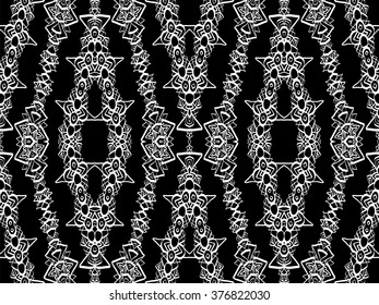 Background abstract. Simple seamless ornament. Monogram lace style. Vector texture can be used for web design, wallpapers, textile, printed products and other.