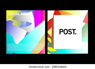 Background Abstract for social media posting content