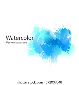  Background abstract soft watercolor.  Vector illustration