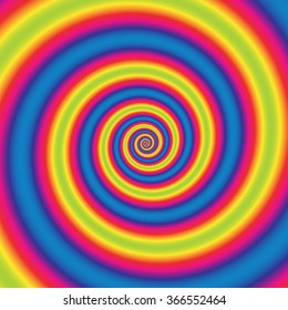 Background with abstract spiral, vortex effect. Editable vector.