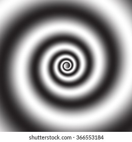 Background with abstract spiral, vortex effect. Editable vector.