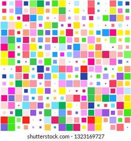 Background of abstract squares