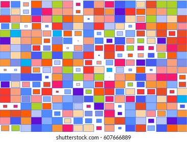 Background of abstract squares
