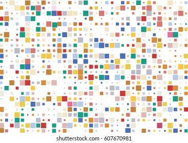 Background of abstract squares