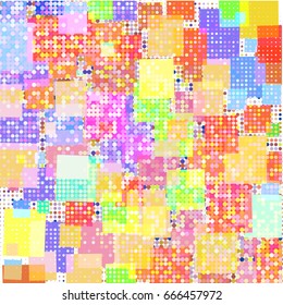 Background of abstract squares