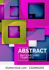 Abstrakte Hintergründe, geometrische Minimalvorlage, Vektorgrafik