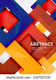 Abstrakte Hintergründe, geometrische Minimalvorlage, Vektorgrafik