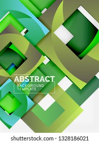 Abstrakte Hintergründe, geometrische Minimalvorlage, Vektorgrafik