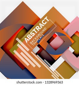 Abstrakte Hintergründe, geometrische Minimalvorlage, Vektorgrafik