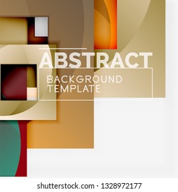 Abstrakte Hintergründe, geometrische Minimalvorlage, Vektorgrafik