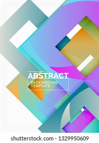 Abstrakte Hintergründe, geometrische Minimalvorlage, Vektorgrafik