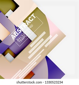 Abstrakte Hintergründe, geometrische Minimalvorlage, Vektorgrafik