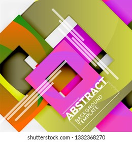 Abstrakte Hintergründe, geometrische Minimalvorlage, Vektorgrafik