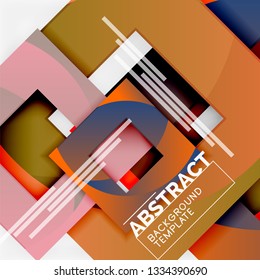 Abstrakte Hintergründe, geometrische Minimalvorlage, Vektorgrafik