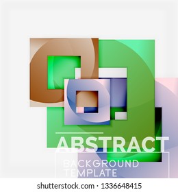 Abstrakte Hintergründe, geometrische Minimalvorlage, Vektorgrafik