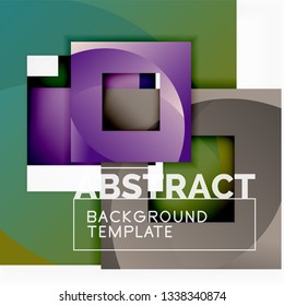 Abstrakte Hintergründe, geometrische Minimalvorlage, Vektorgrafik