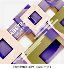 Abstrakte Hintergründe, geometrische Minimalvorlage, Vektorgrafik