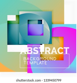 Abstrakte Hintergründe, geometrische Minimalvorlage, Vektorgrafik