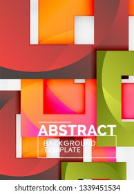 Abstrakte Hintergründe, geometrische Minimalvorlage, Vektorgrafik