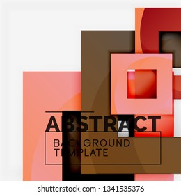 Abstrakte Hintergründe, geometrische Minimalvorlage, Vektorgrafik