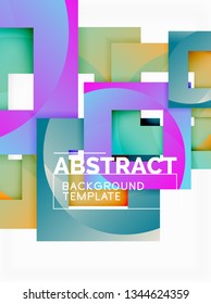 Abstrakte Hintergründe, geometrische Minimalvorlage, Vektorgrafik