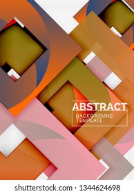 Abstrakte Hintergründe, geometrische Minimalvorlage, Vektorgrafik