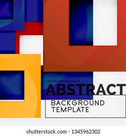 Abstrakte Hintergründe, geometrische Minimalvorlage, Vektorgrafik