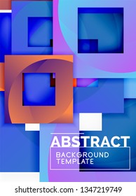 Abstrakte Hintergründe, geometrische Minimalvorlage, Vektorgrafik