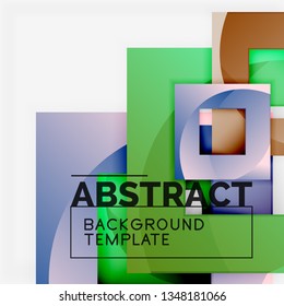 Abstrakte Hintergründe, geometrische Minimalvorlage, Vektorgrafik