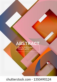 Abstrakte Hintergründe, geometrische Minimalvorlage, Vektorgrafik