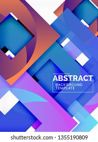 Abstrakte Hintergründe, geometrische Minimalvorlage, Vektorgrafik