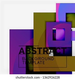 Abstrakte Hintergründe, geometrische Minimalvorlage, Vektorgrafik