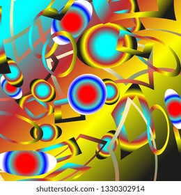 Background. Abstract stains from different colors. The basis for banners and flyers. Vector graphics