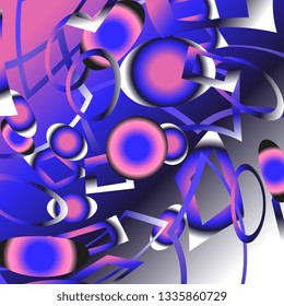 Background. Abstract stains from different colors. The basis for banners and flyers. Vector graphics