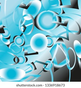 Background. Abstract stains from different colors. The basis for banners and flyers. Vector graphics