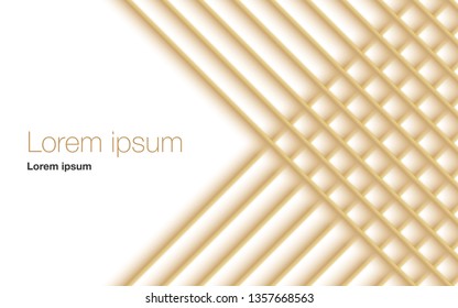 Background with abstract stripes and lines. Business presentation title cover slide design. Vector illustration