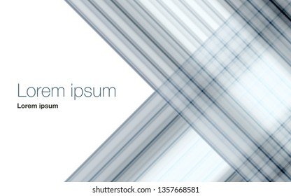 Background with abstract stripes and lines. Business presentation title cover slide design. Vector illustration