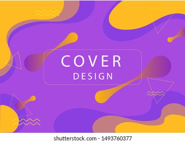 Background abstract style, Cover design shapes composition. Eps10 vector.